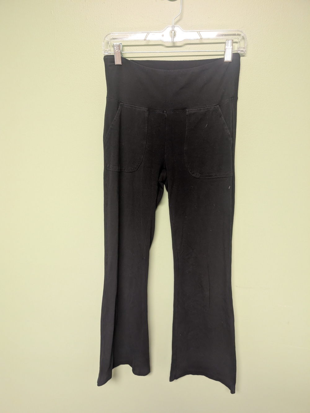 Sonoma Black Pull-On Boot Cut Pants with Front Pockets